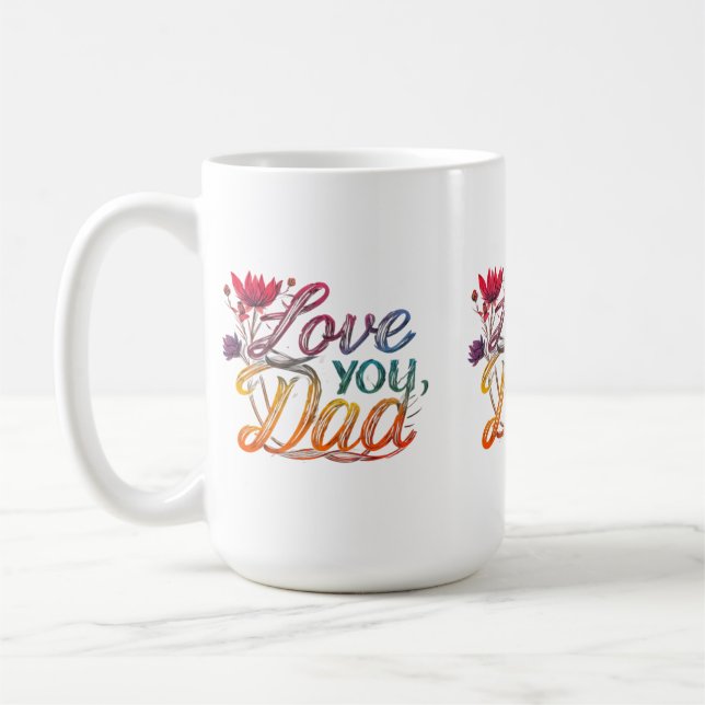 Classic 15 oz Tasse - "Liebe Sie, Vater" (Links)