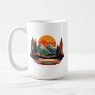 Classic 15 oz Tasse - Serene Mountain Majesty