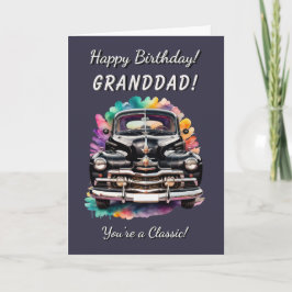 Classic 1940 Auto Granddad Sie sind klassisch Gebu Karte