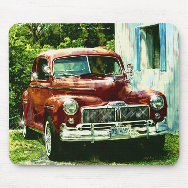 Classic 1947 Car Collector Art Mousepad (Vorne)