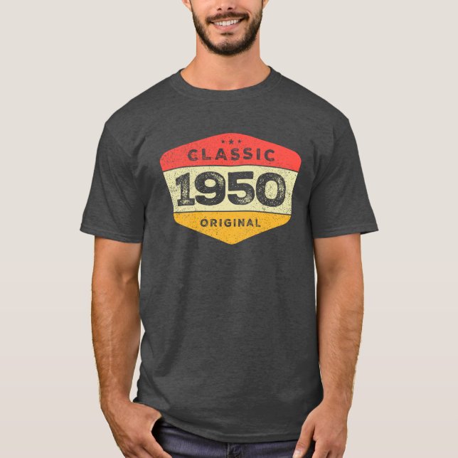 Classic 1950 73. Geburtstag Vintag T-Shirt (Vorderseite)