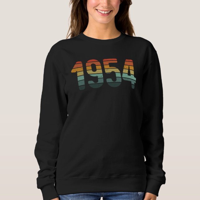 Classic 1954 BDay Vintage Sunset Sweatshirt (Vorderseite)