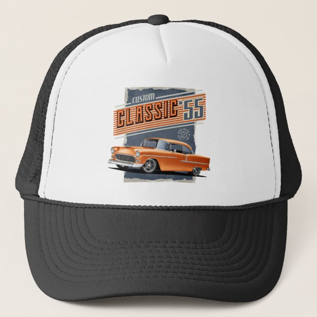 Classic 1955 Street Rod Truckerkappe (Vorderseite)