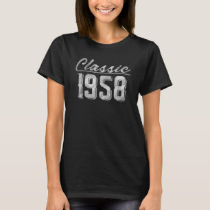 Classic 1958 Alle Original Teile B Tag Vintag Retr T-Shirt