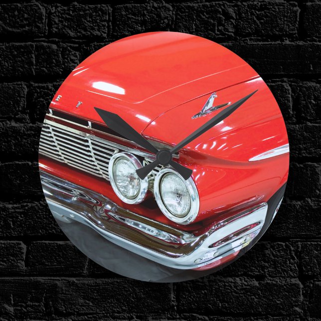 Classic 1961 Chevrolet Impala Runde Wanduhr (Von Creator hochgeladen)