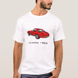 Classic 1963 Red Corvette T - Shirt