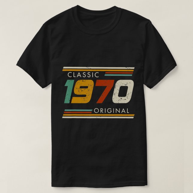 Classic 1970 Original Vintager T - Shirt (Design vorne)