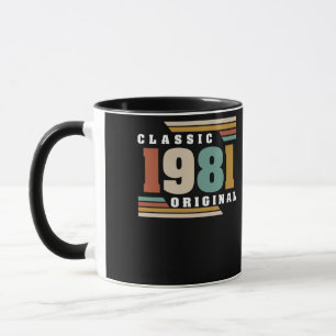 Classic 1981 Original 41st Birthday 41 Year Old Tasse