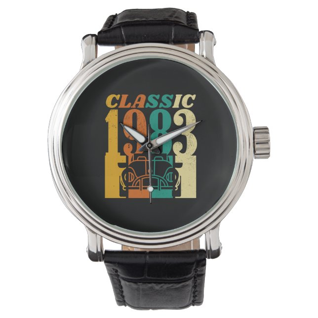 Classic 1983 43rd Birthday Armbanduhr (Vorderseite)