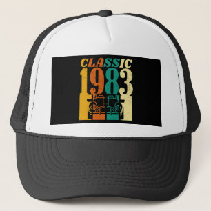 Classic 1983 Vintage Car 41. Geburtstag Truckerkappe