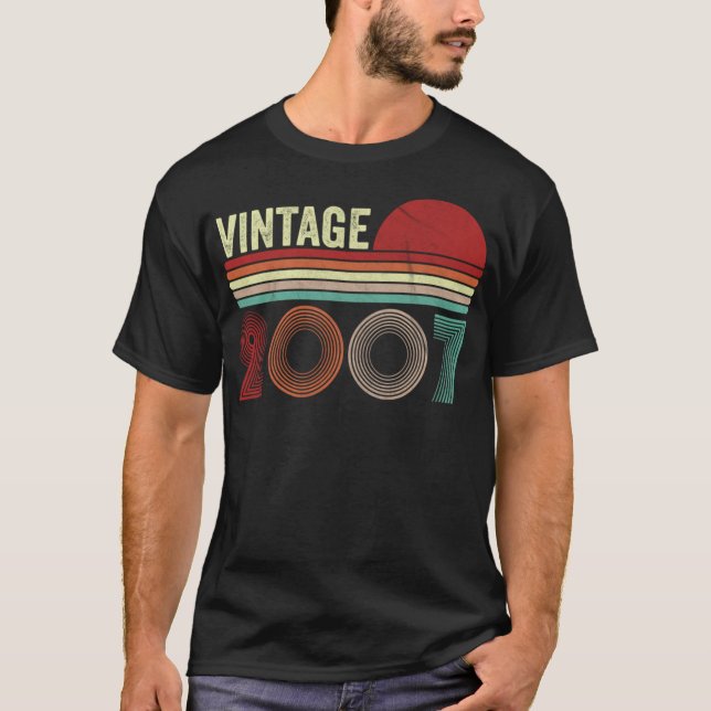 Classic 2007 Funny 13 Years Old Boys and Girls 13t T-Shirt (Vorderseite)