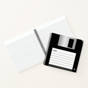 Classic 3.5" Diskettenlaufwerk-SpiralNotebook Notizbuch