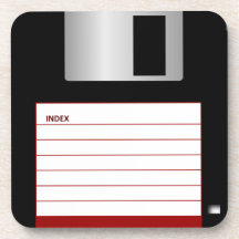 Classic 3,5" Red Floppy Disc Untersetzer