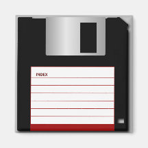 Classic 3.5" Red Floppy Disk Magnet