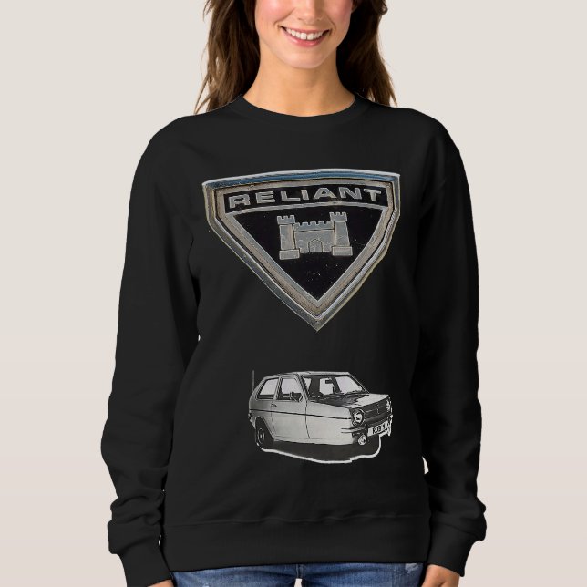 Classic 3 Wheel Car Reliant Robin MK Sweatshirt (Vorderseite)