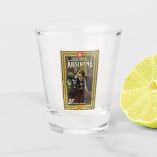 Classic Absinthe Poster Schnapsglas