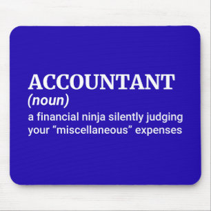 Classic Accountant Joke Mousepad