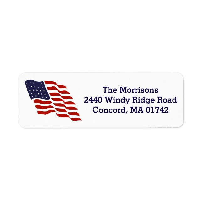 Classic-Adresse des American Flag Amerikanische Un (Vorne)