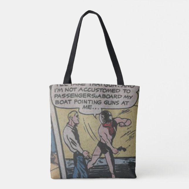 Classic Adventure-Comic | Bestes Geschenk für gold Tasche (Rückseite)