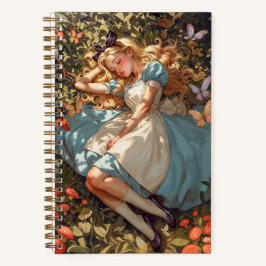 Classic Alice träumt von Wonderland Notizbuch
