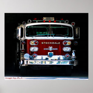 Classic American LaFrance Poster