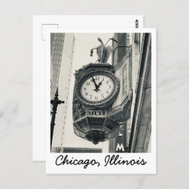 Classic Architecture Chicago Postcard Postkarte