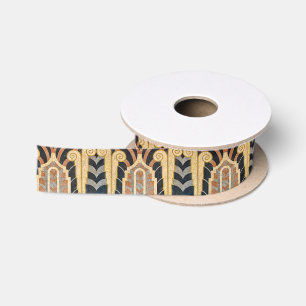 Classic Art Deco Architecture Spiral Arch Swirl Satinband