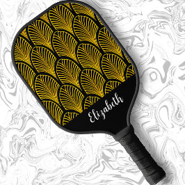 Classic Art Deco Elegantes Geschenk für Mama Pickleball Schläger