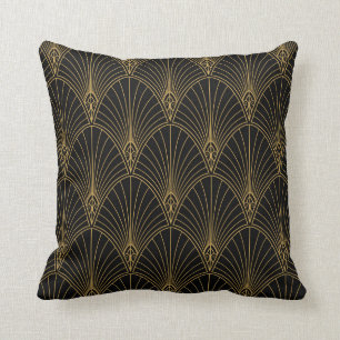 Classic Art Deco Seamless Pattern. Geometric Styli Kissen
