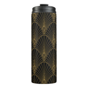 Classic Art Deco Seamless Pattern. Geometric Styli Thermosbecher