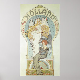 Classic Art Nouveau Holland Poster