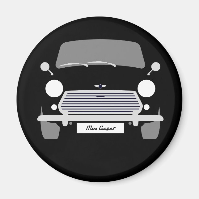 Classic Austin Mini Auto Magnet (Vorne)