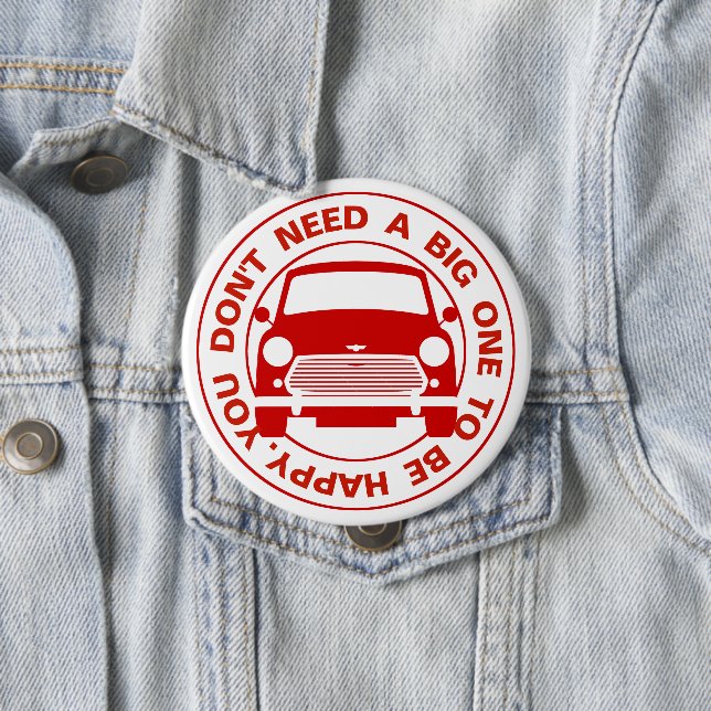 Classic Austin Mini Cooper Auto Button (Beispiel)