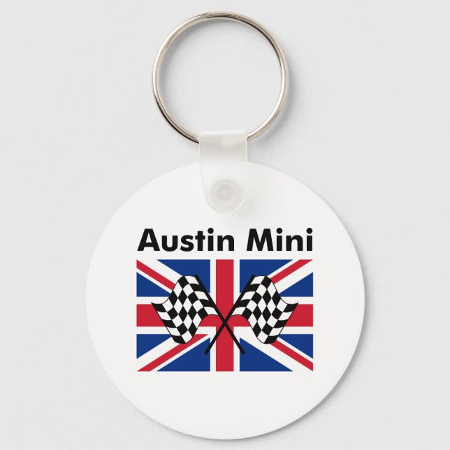Classic Austin Mini Schlüsselanhänger (Vorderseite)