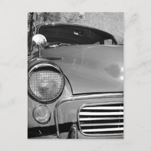 CLASSIC AUTO B&W FOTOGRAFISCHE POSTCARDS POSTKARTE