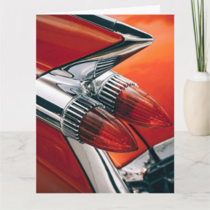 CLASSIC AUTO RED BIRTHDAY Grußkarte Karte