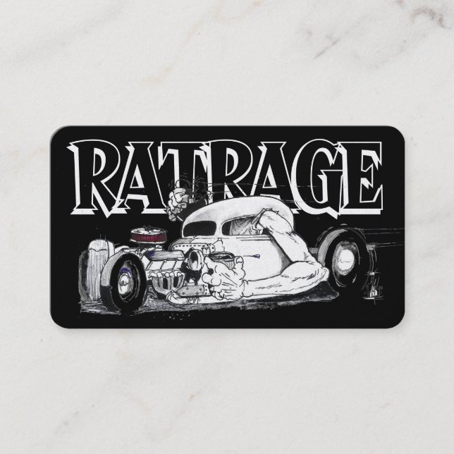 Classic Automotive Business Cards Visitenkarte (Vorderseite)