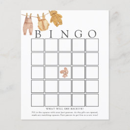 Classic Baby Bingo Game Card