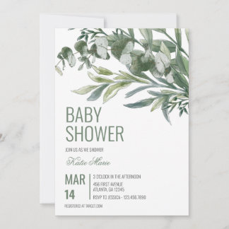 Classic Baby Shower Invite Feiertagskarte