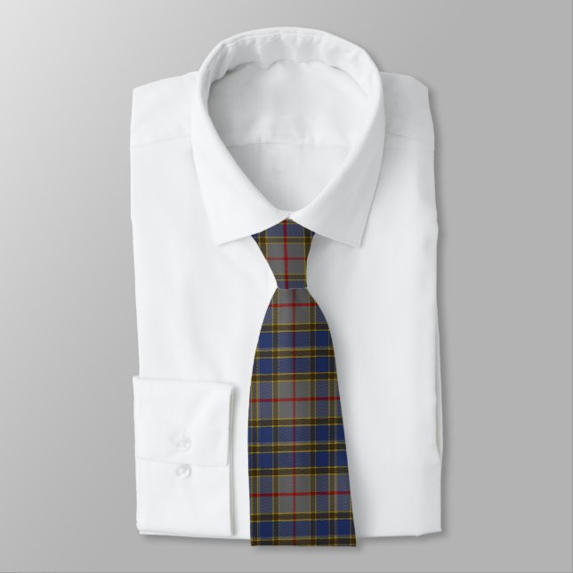 Classic Balfour Clan Tartan Kariert Krawatte (Gebunden)