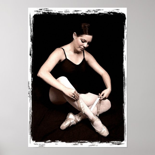 Classic Ballerina Print Poster (Vorne)