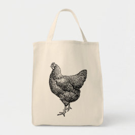 Classic Barred Plymouth Rock Chicken Hen Tragetasche