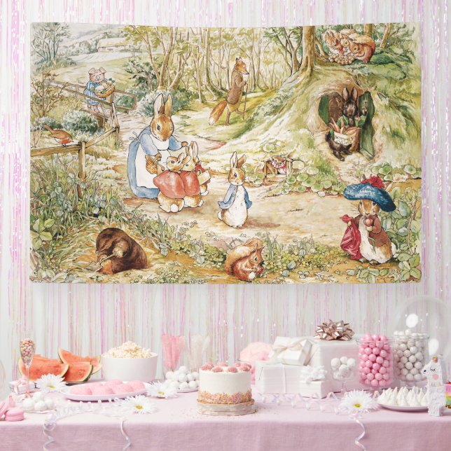 Classic Beatrix Potter Peter, Kaninchen Party Banner (Party)