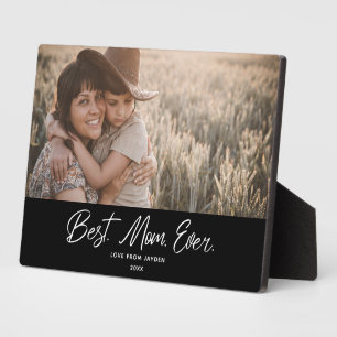 Classic Best Mama Ever Single Foto Plaque Fotoplatte