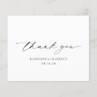 Classic Black and White Budget Hochzeit Vielen Dan