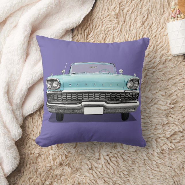 CLASSIC BLUE CAR THROW PILLOW KISSEN (Decke)