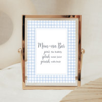 Classic Blue Gingham Mama Osa Bar