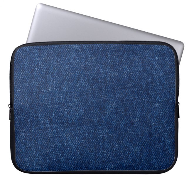 "Classic Blue Jeans" Electronics Bag Laptopschutzhülle (Vorderseite)