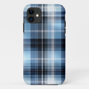 Classic Blue Kariert Pattern - Trendy Tartan Desig Case-Mate iPhone Hülle