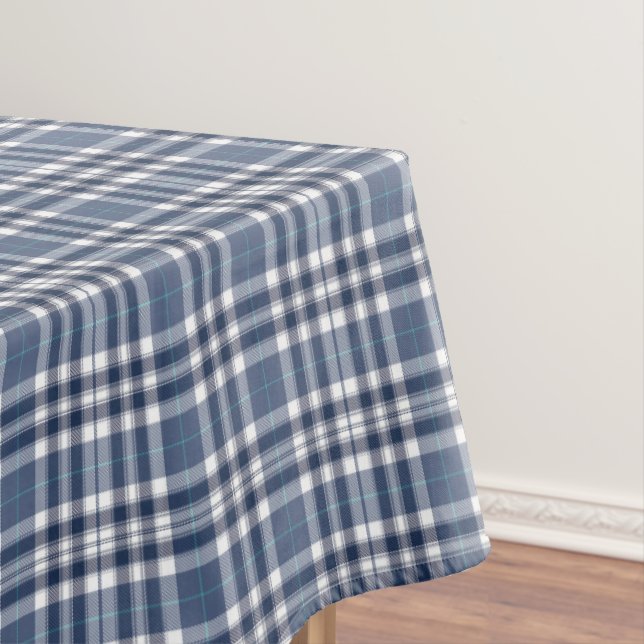 Classic Blue Kariert Tischdecke (Beispiel)